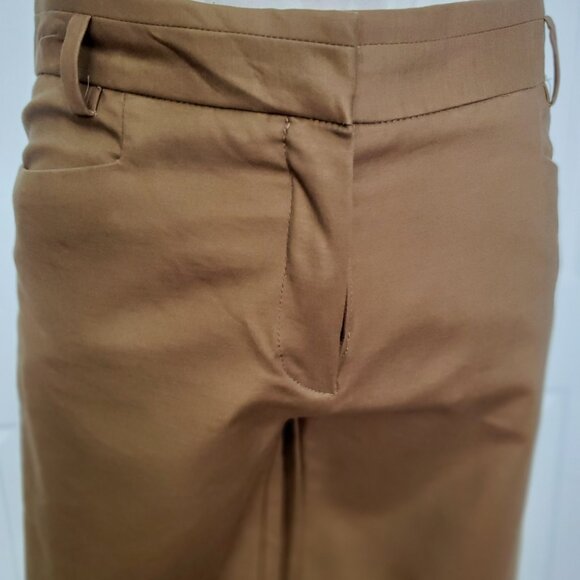 NWOT - Mango Dress Pants Sz 4 Dark Camel Color - Picture 6 of 16